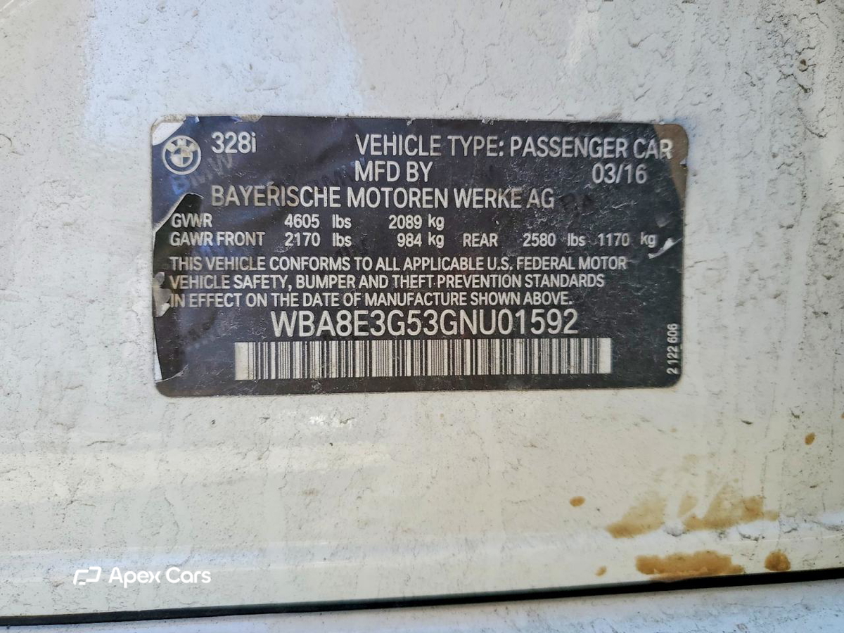 BMW Series 3 2016