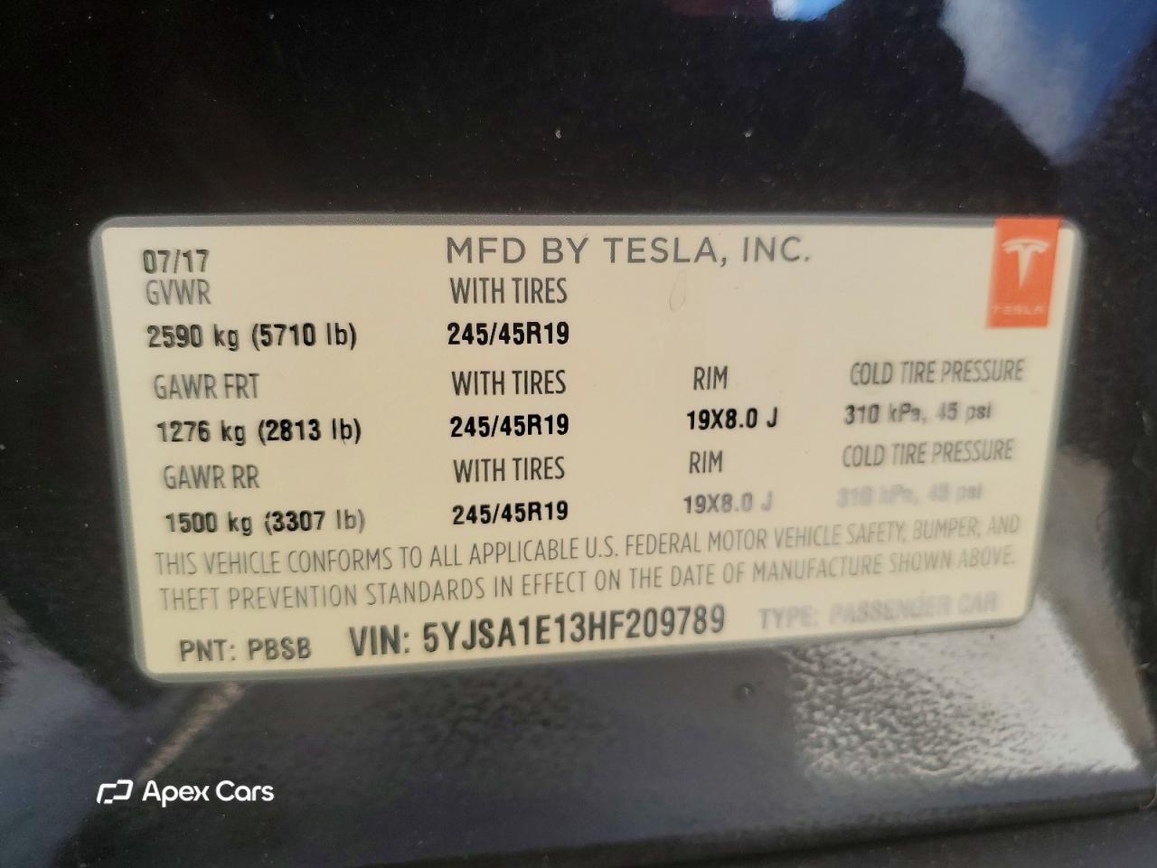 Tesla Model S 2017