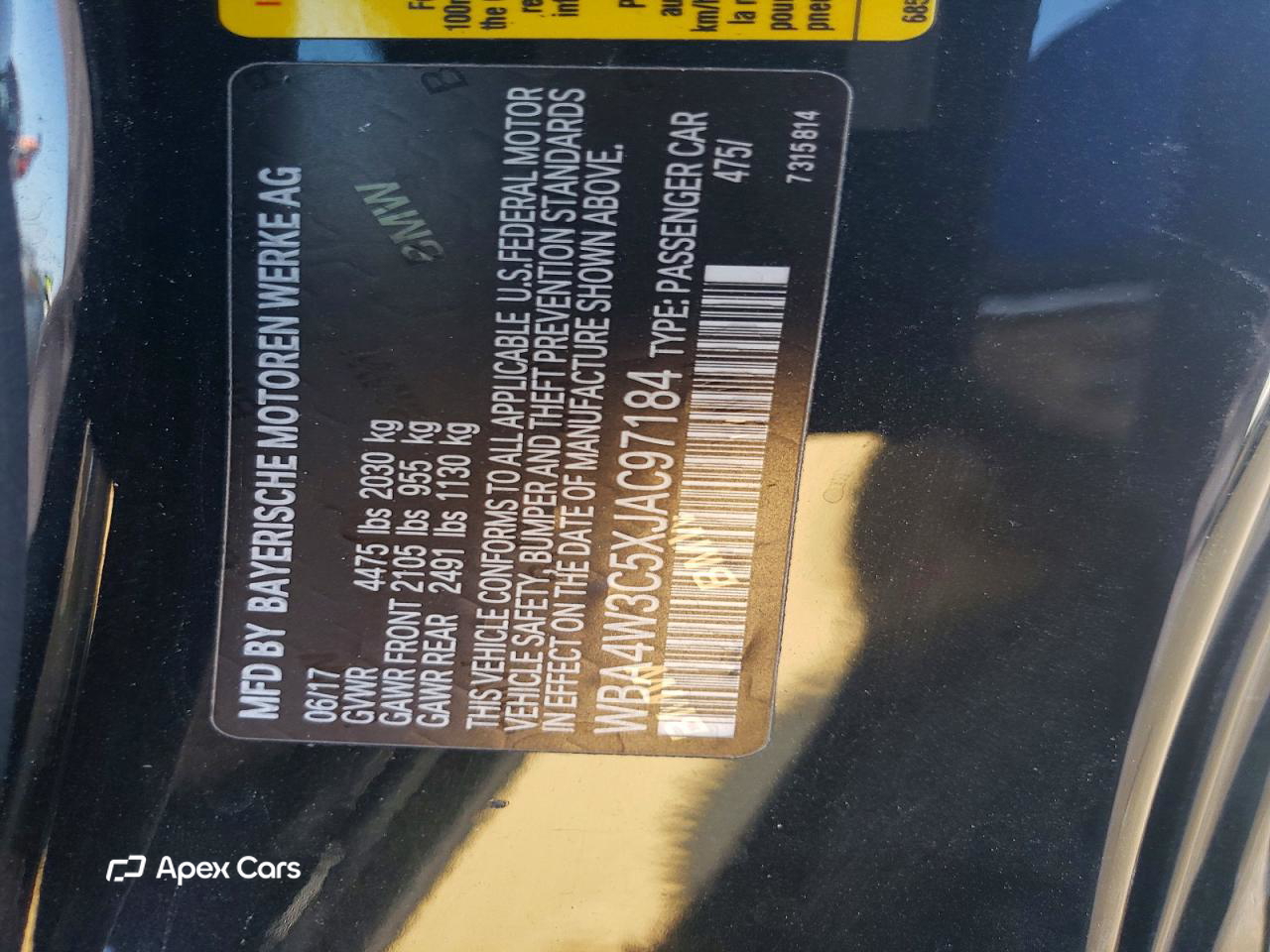 BMW Series 4 2018