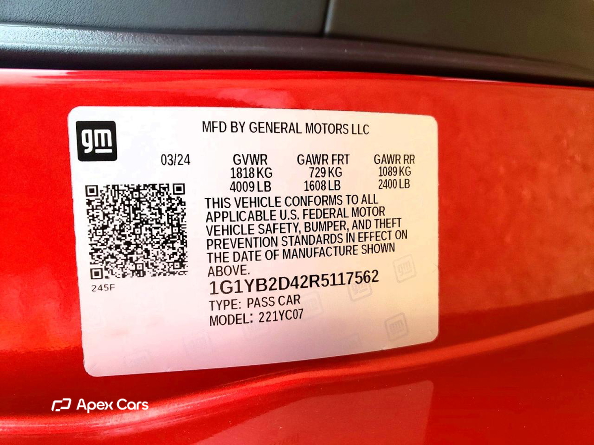 Chevrolet Corvette 2024