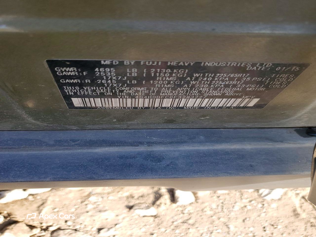 Subaru Outback 2015