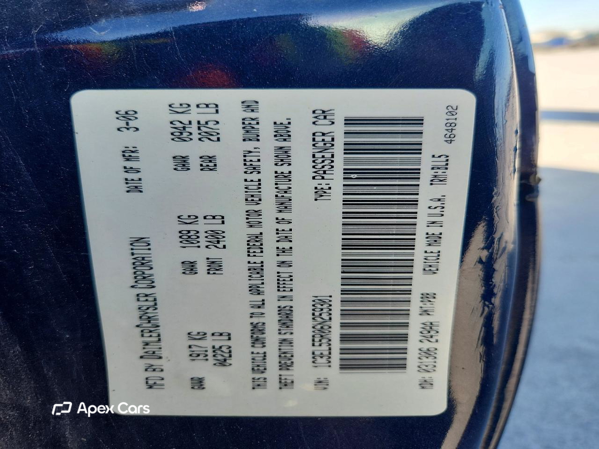 Chrysler Sebring 2006