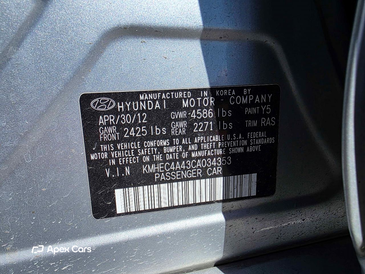 Hyundai Sonata 2012