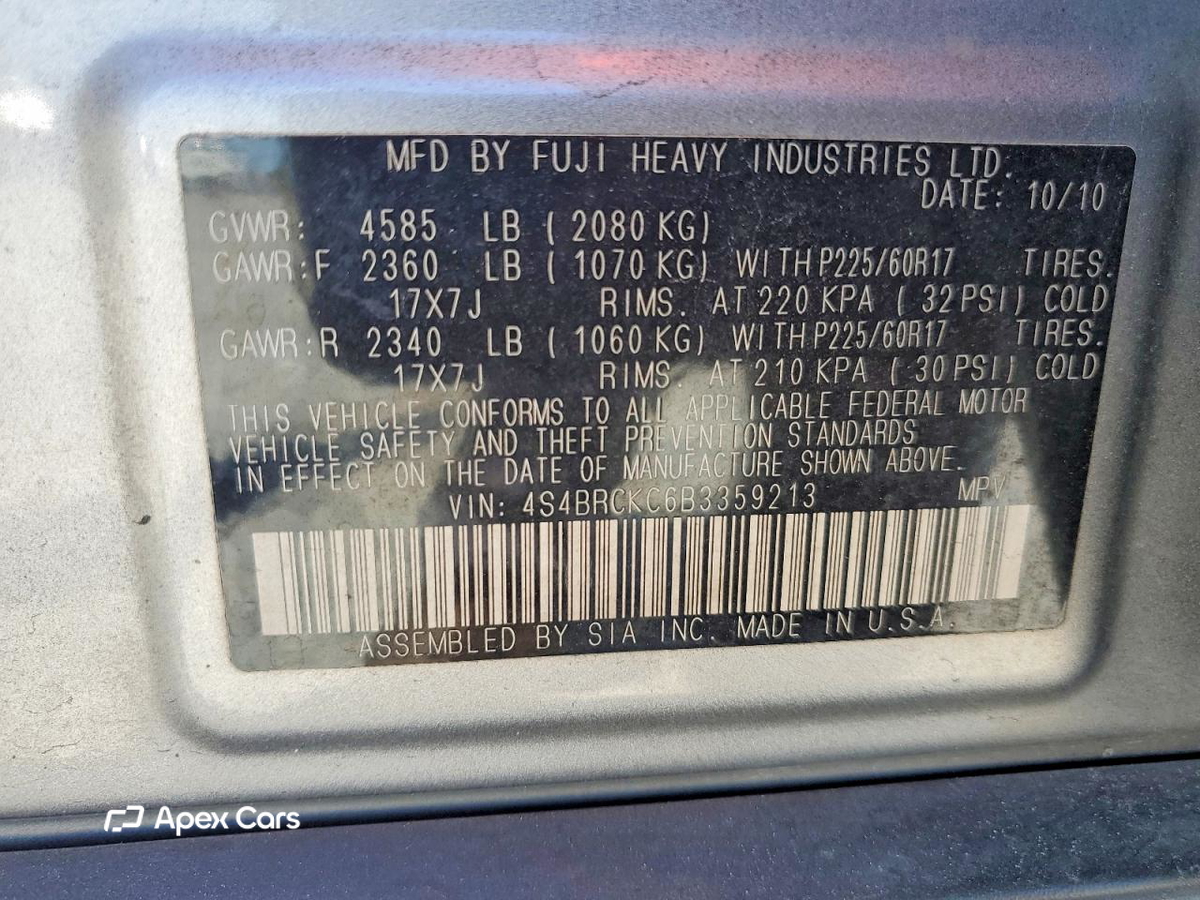 Subaru Outback 2011
