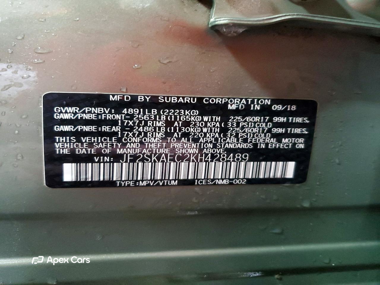 Subaru Forester 2019