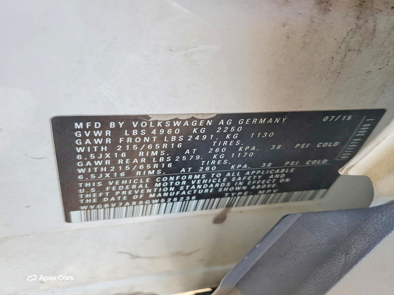 Volkswagen Tiguan 2016