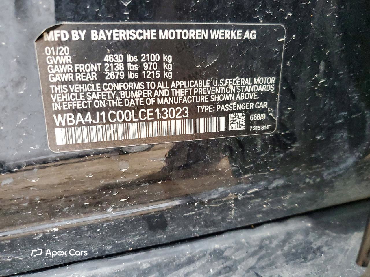 BMW Series 4 2020