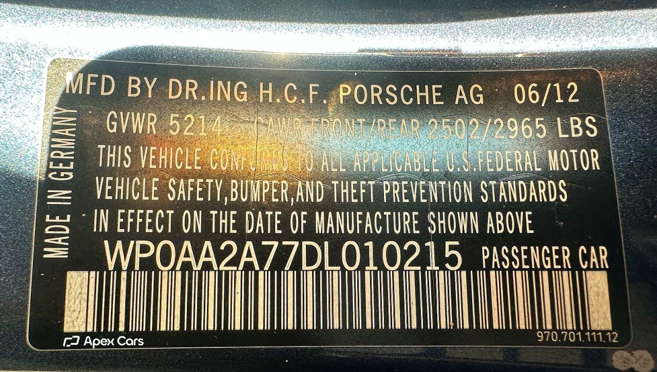 Porsche Panamera 2013