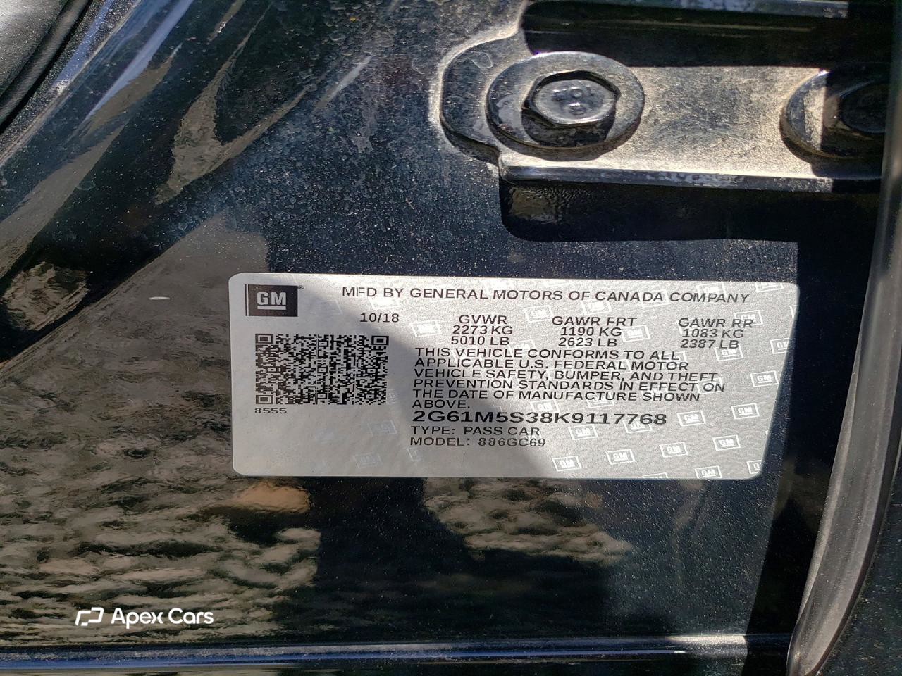 Cadillac XTS 2019