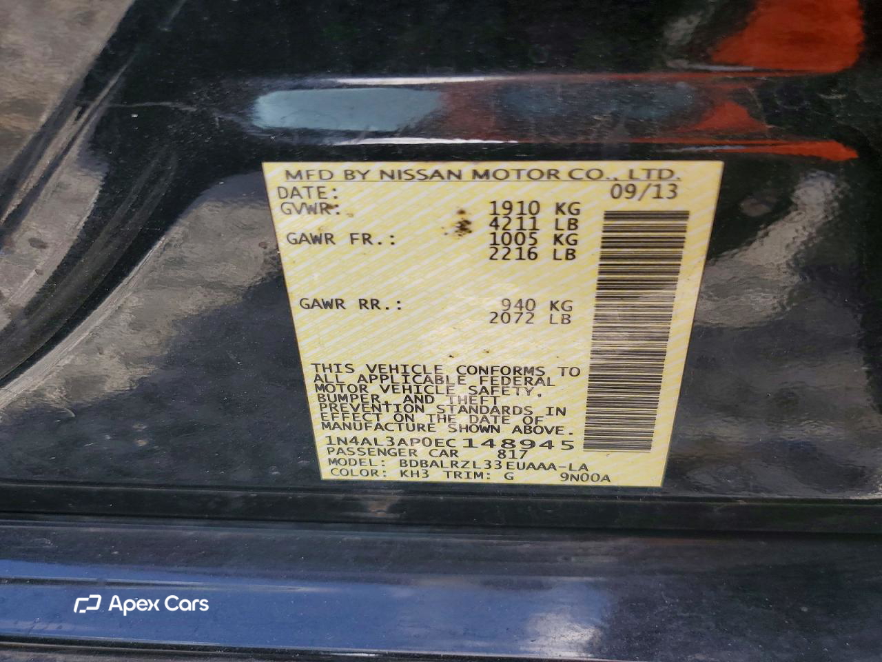 Nissan Altima 2014