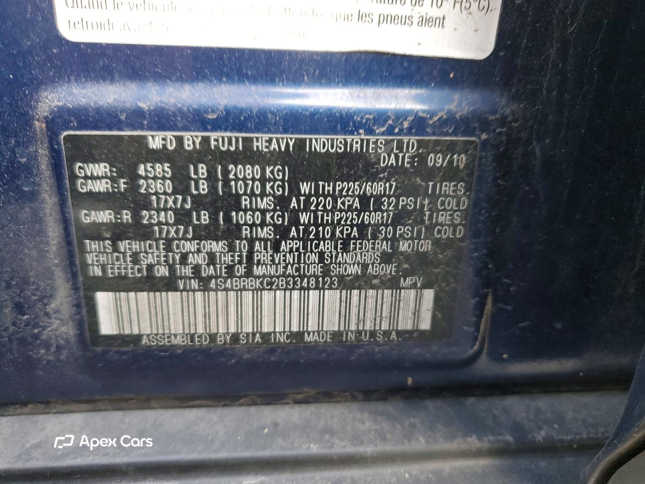 Subaru Outback 2011