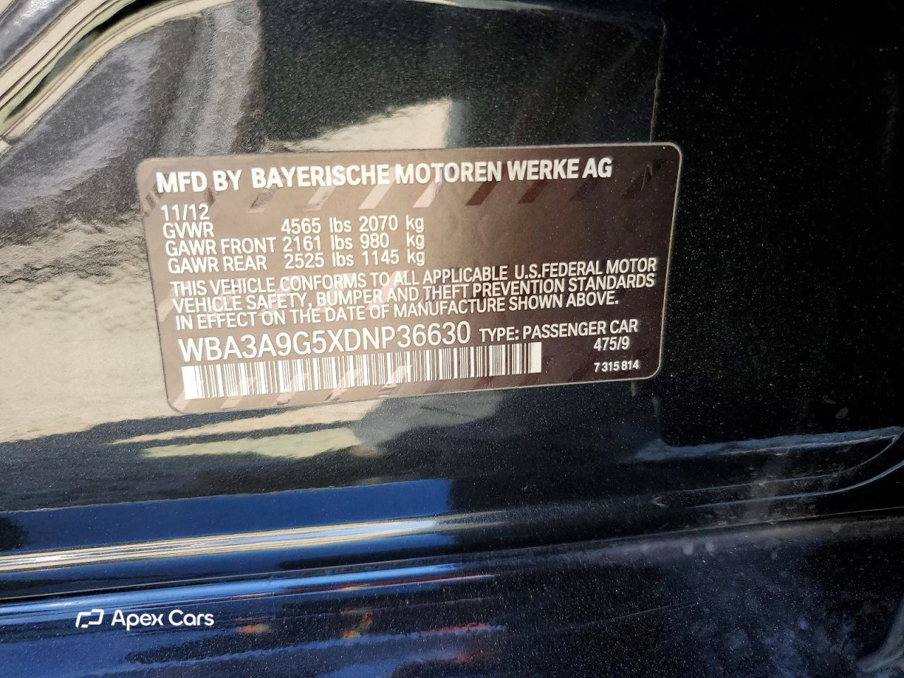 BMW Series 3 2013