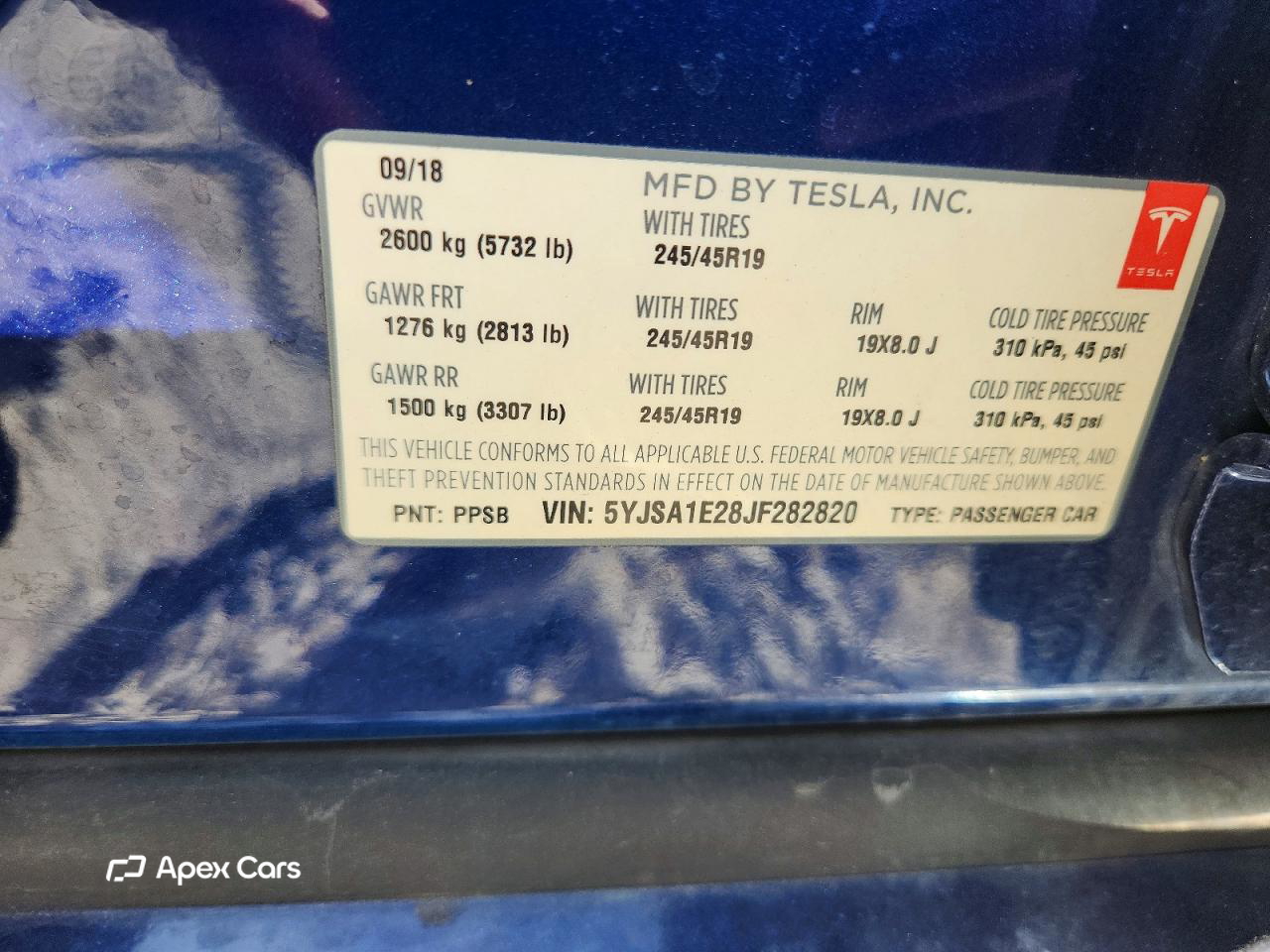 Tesla Model S 2018