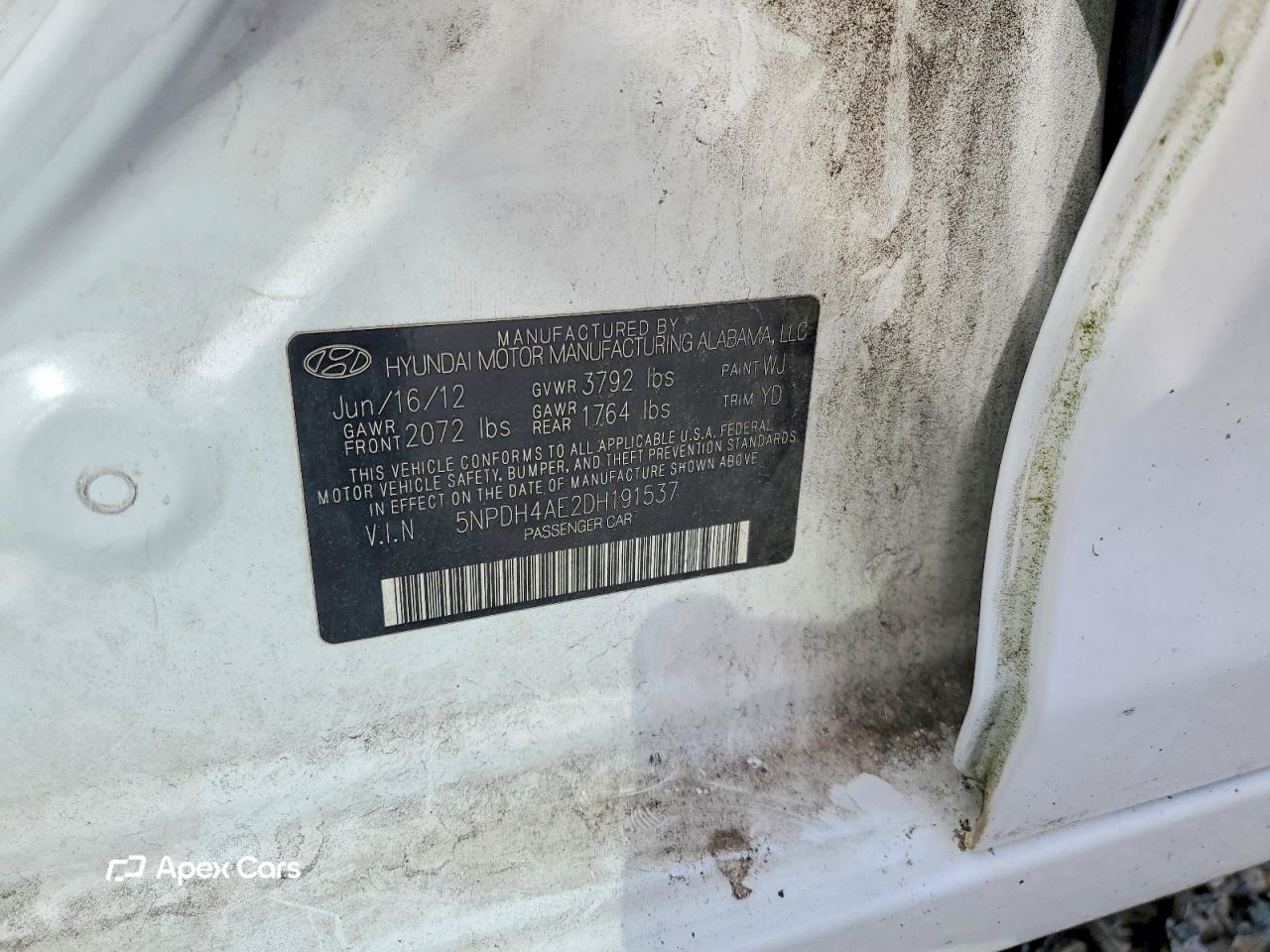 Hyundai Elantra 2013