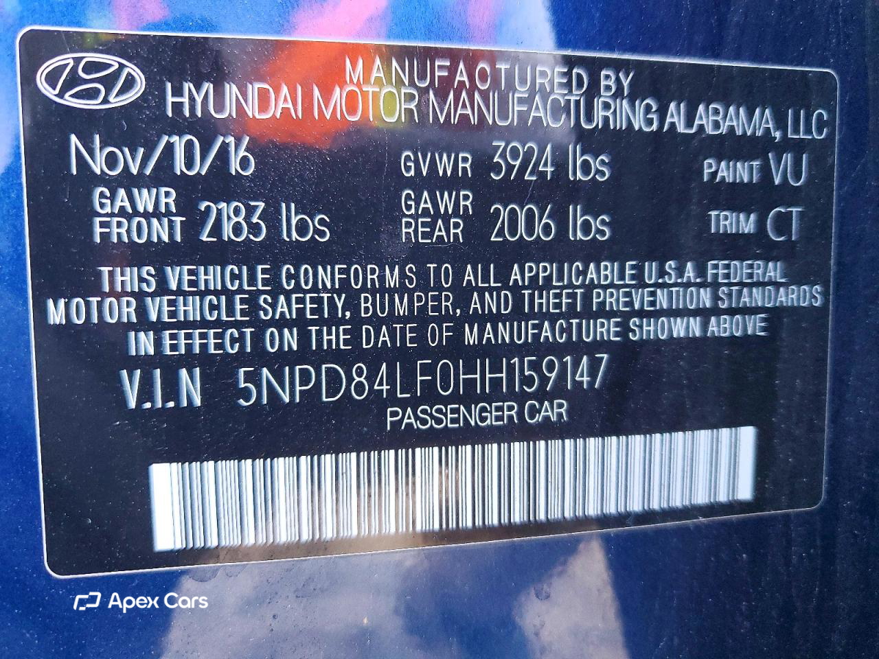 Hyundai Elantra 2017