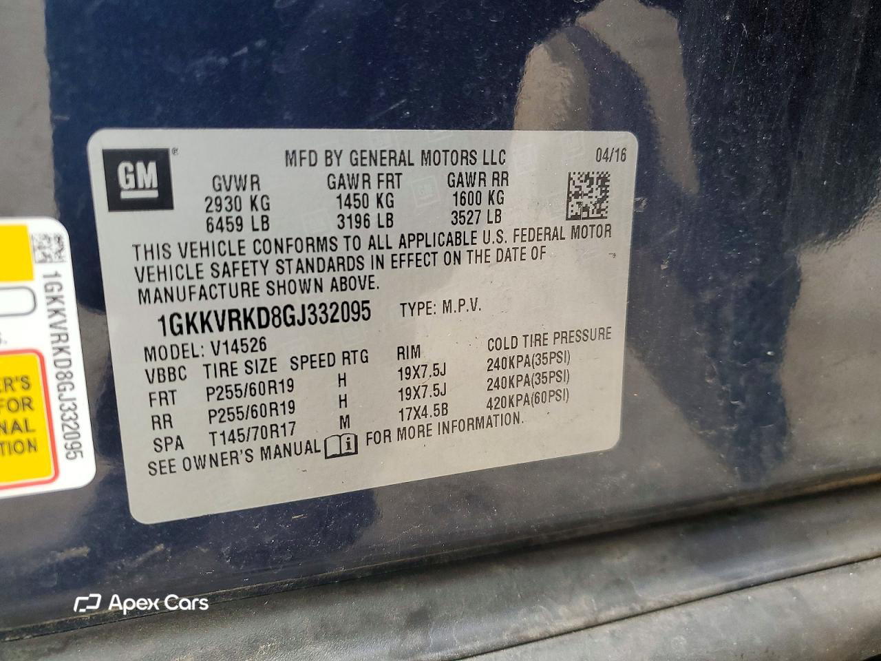 GMC Acadia 2016