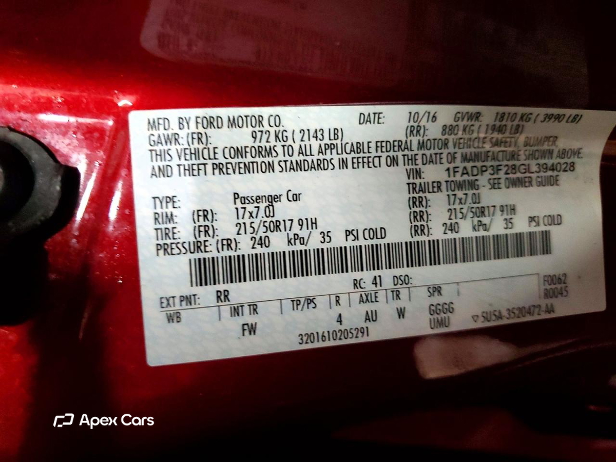 Ford Focus 2016
