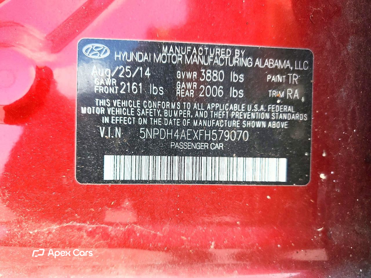 Hyundai Elantra 2015
