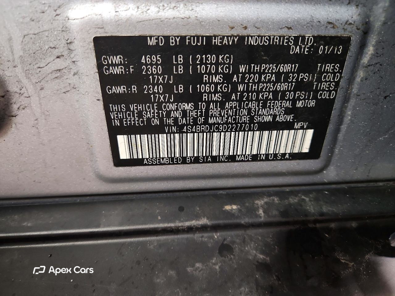 Subaru Outback 2013