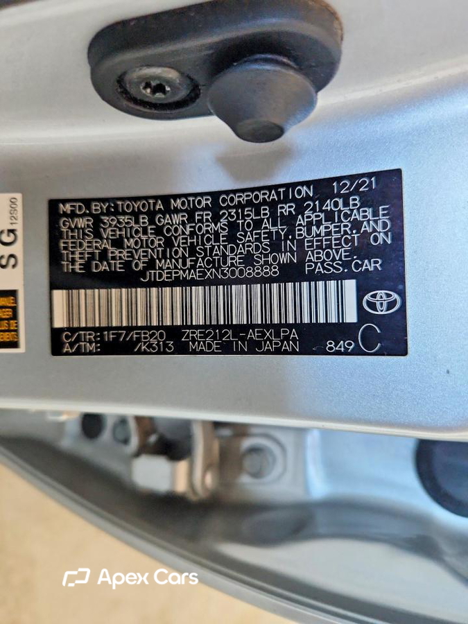 Toyota Corolla 2022