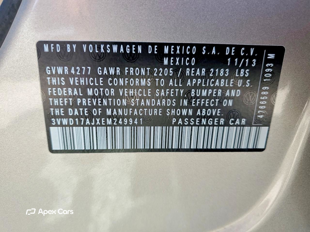 Volkswagen Jetta 2014