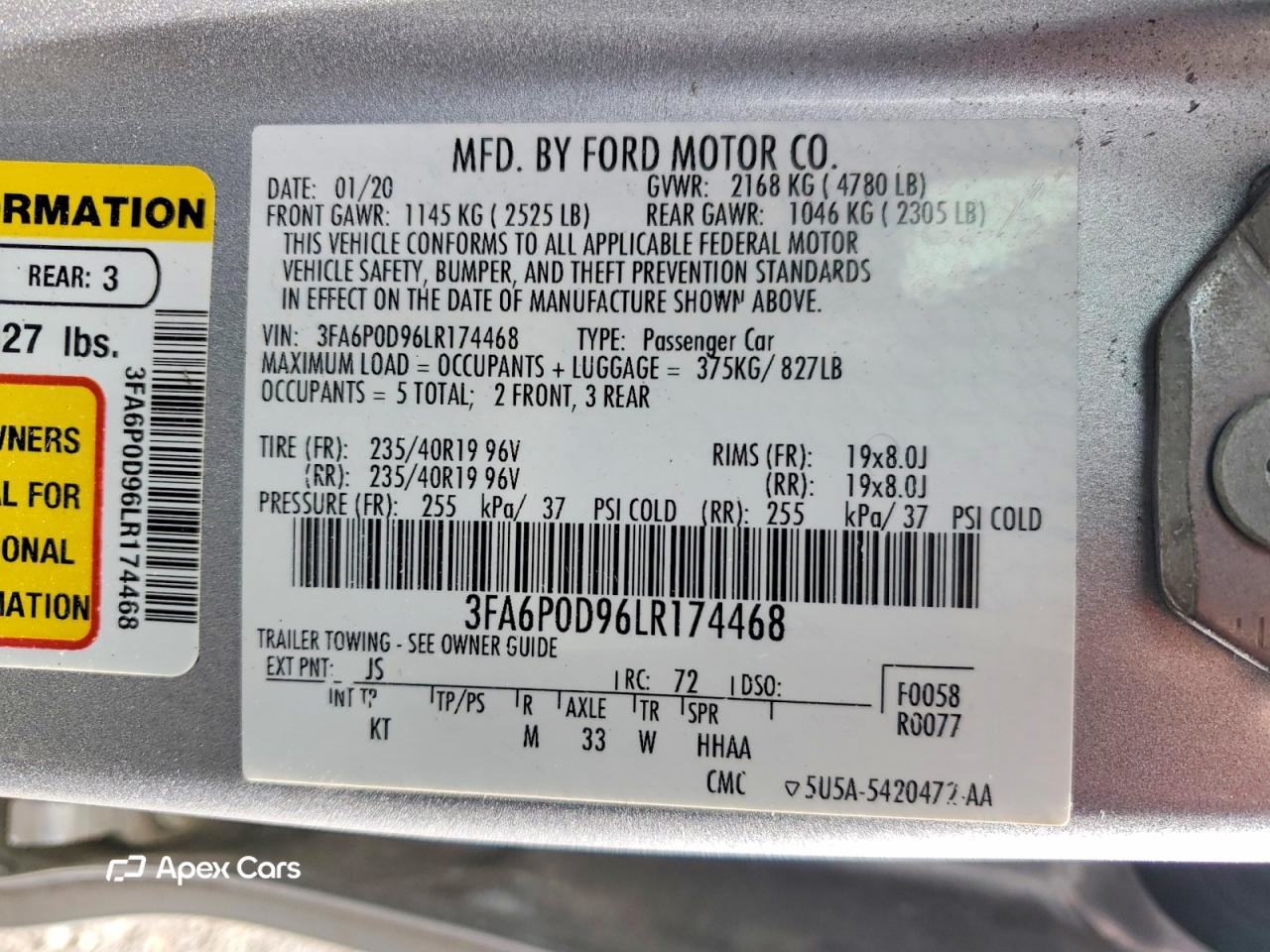 Ford Fusion 2020