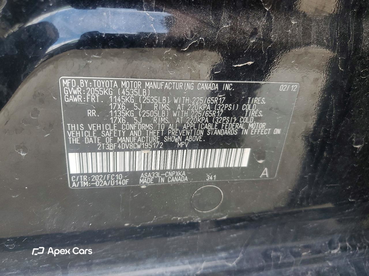 Toyota RAV 4 2012