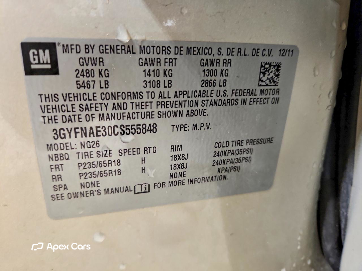 Cadillac SRX 2012