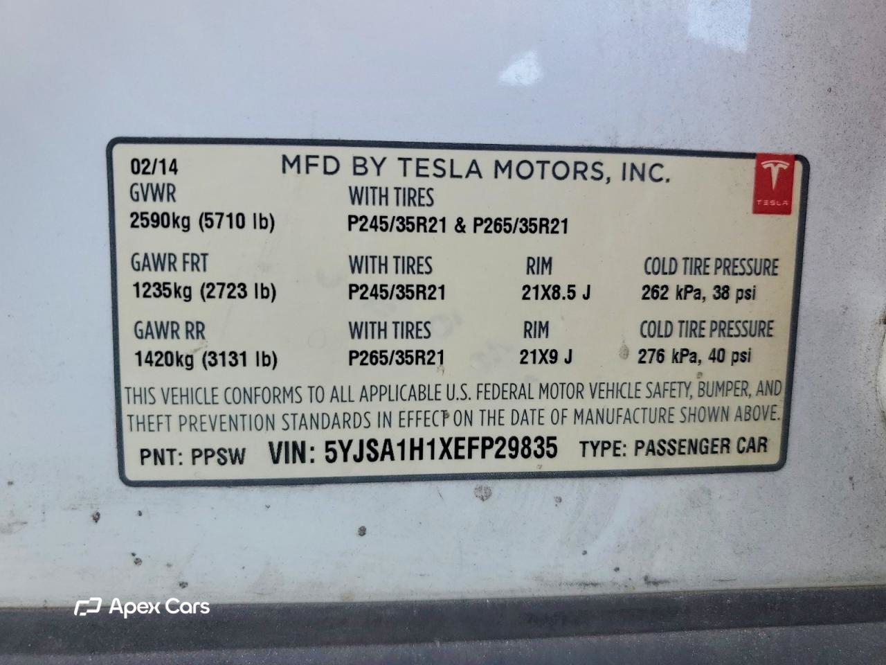 Tesla Model S 2014