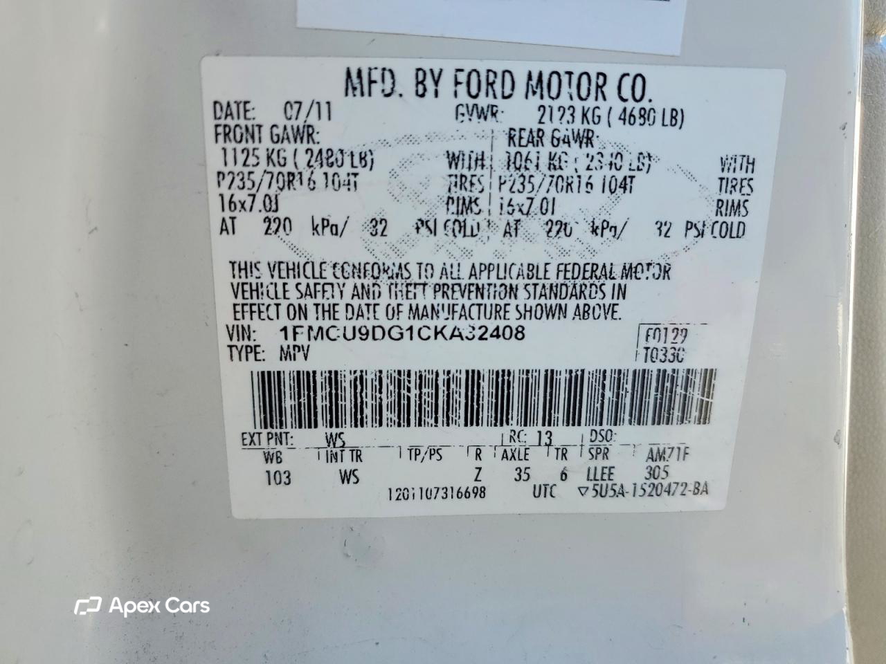 Ford Escape 2012