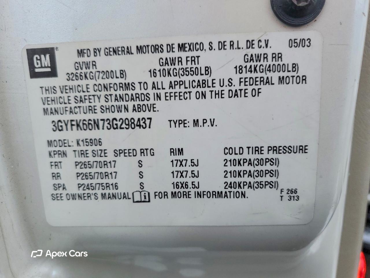 Cadillac Escalade 2003