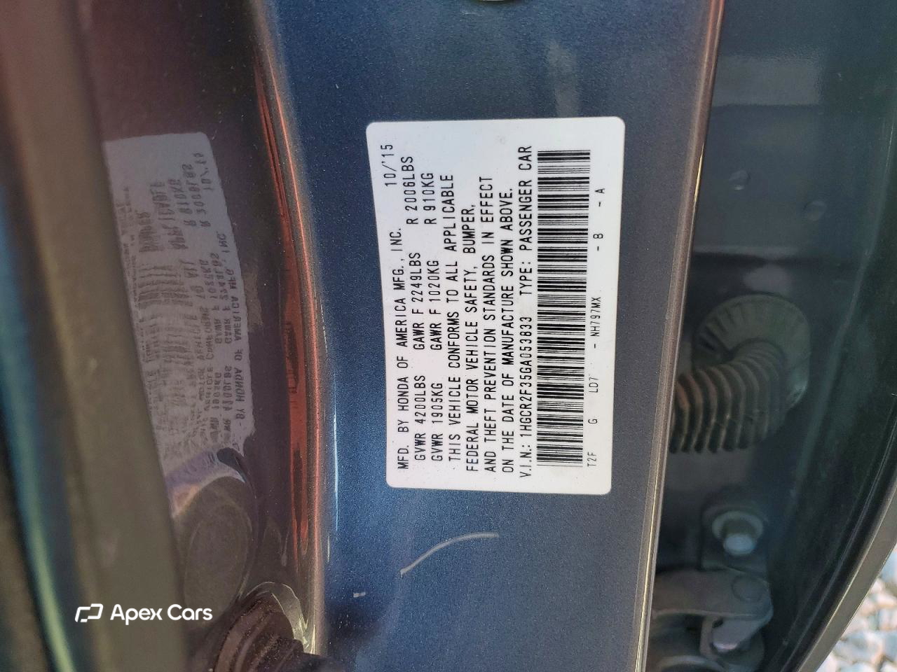 Honda Accord 2016