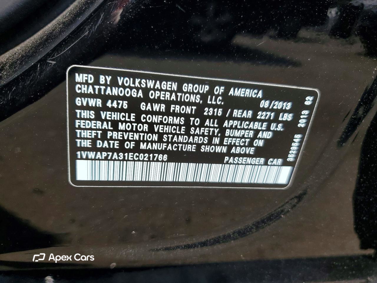 Volkswagen Passat 2014