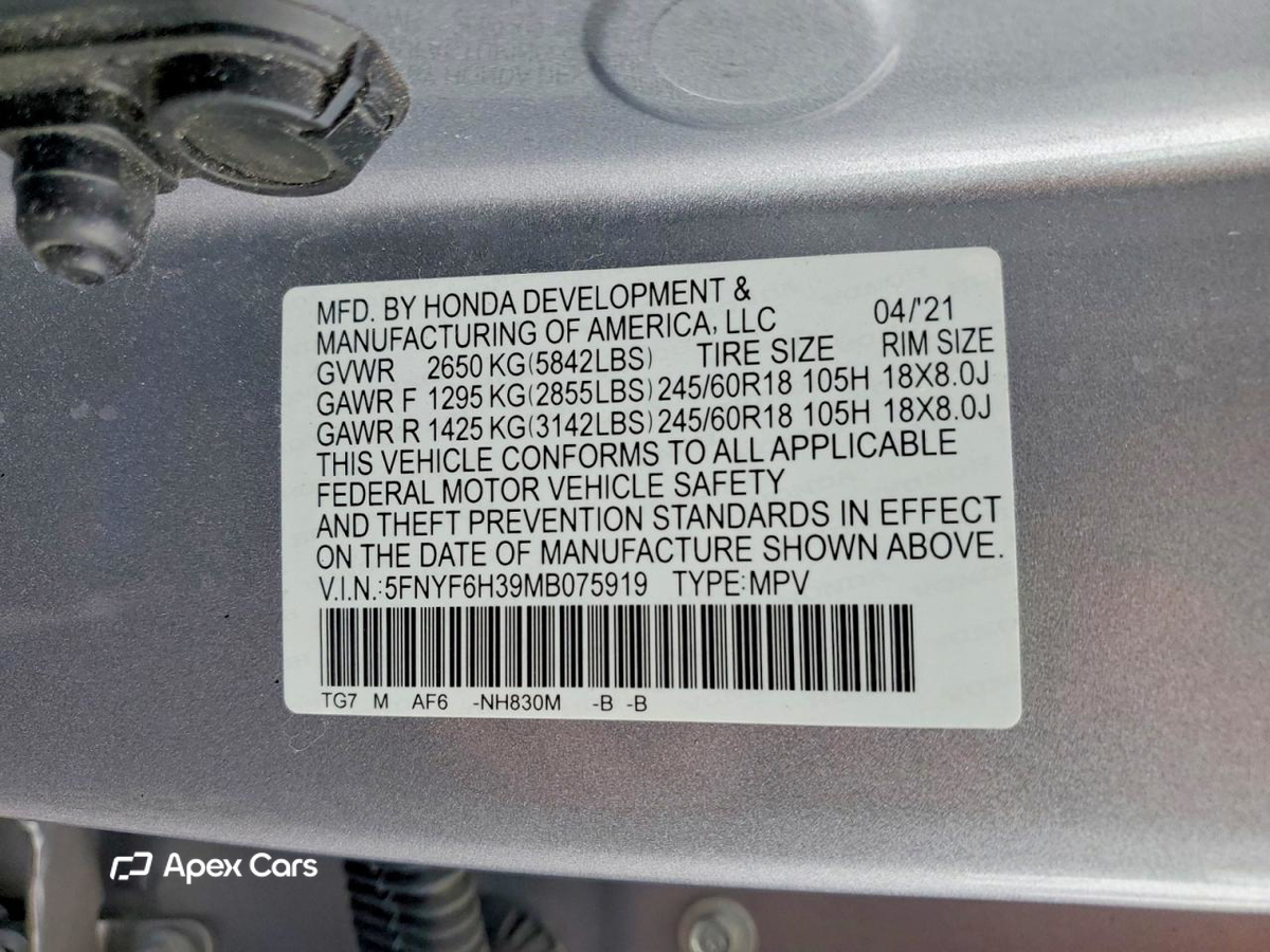 Honda Pilot 2021
