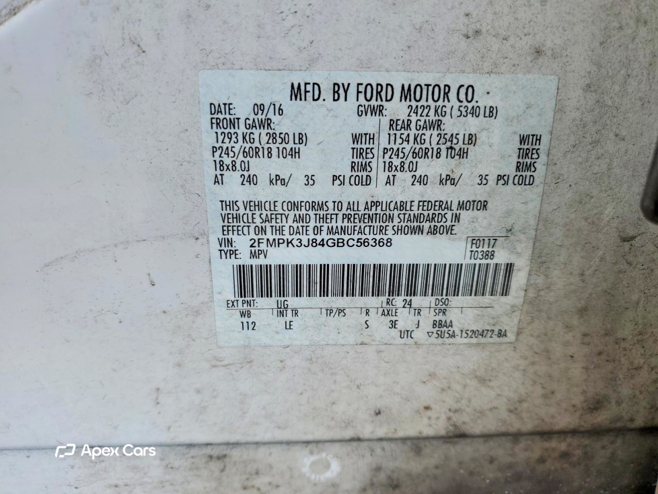 Ford Edge 2016