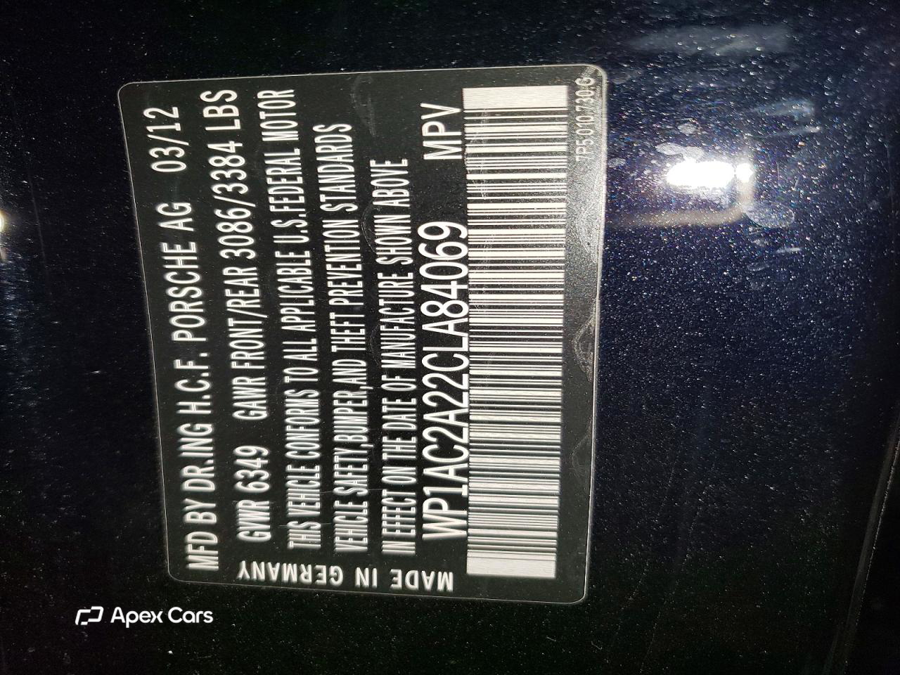 Porsche Cayenne 2012