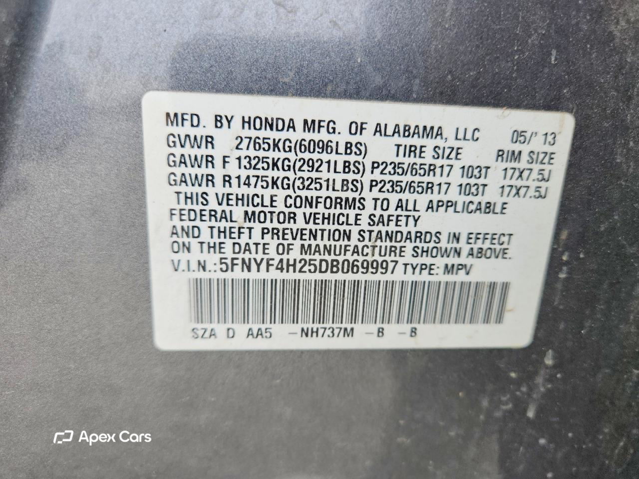 Honda Pilot 2013