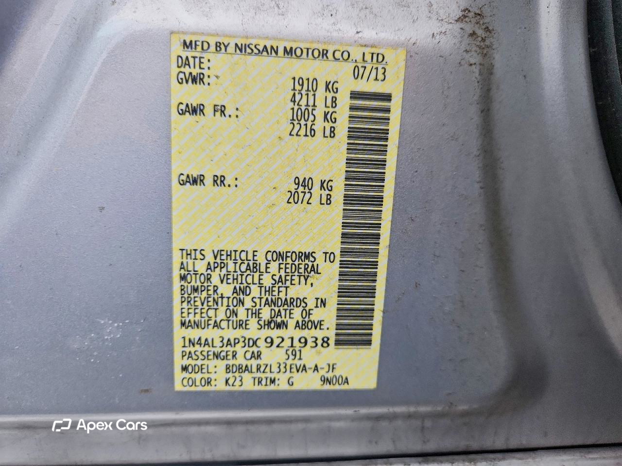 Nissan Altima 2013