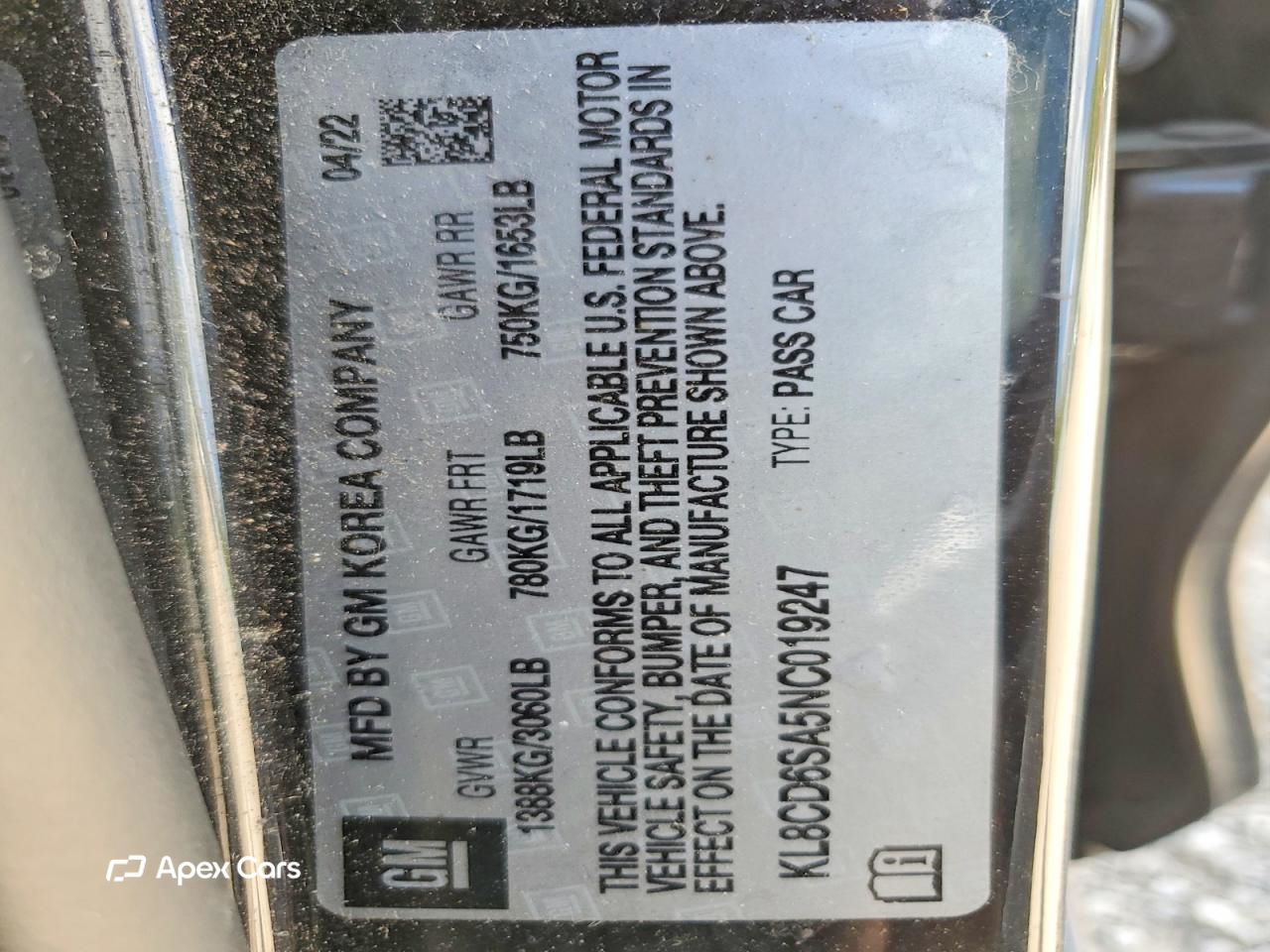 Chevrolet Spark 2022