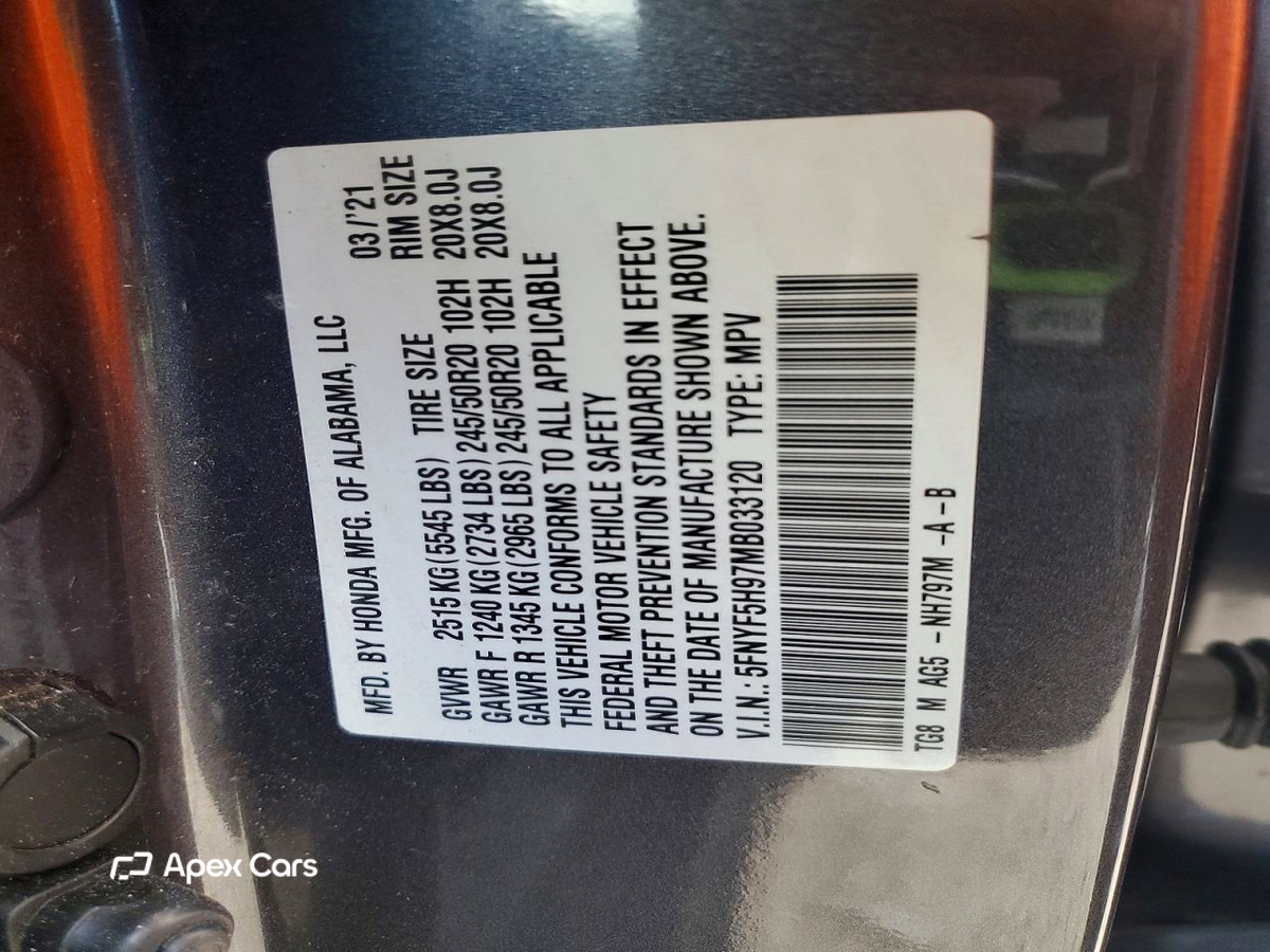 Honda Pilot 2021
