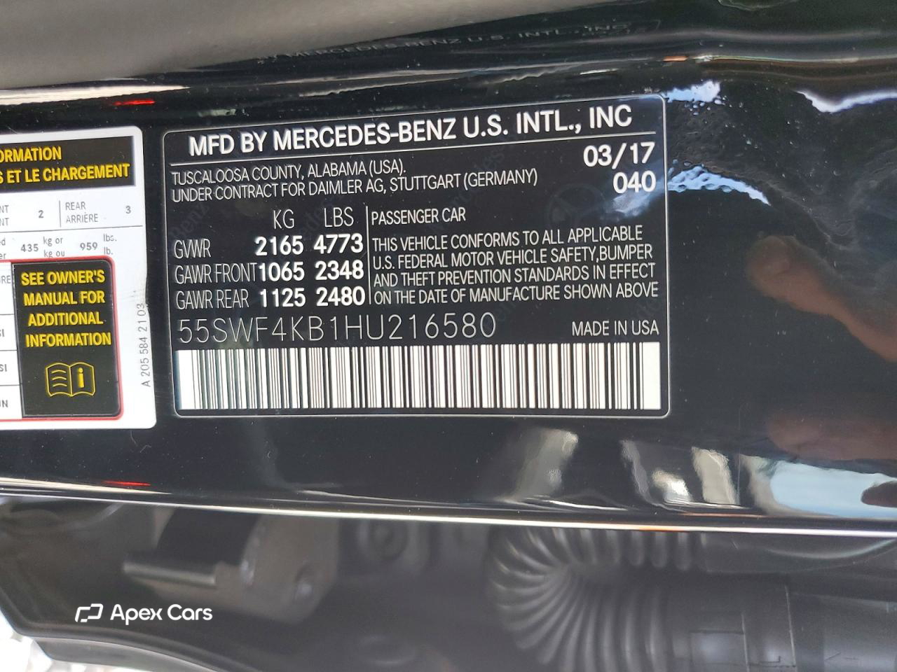 Mercedes-Benz C-klasse 2017