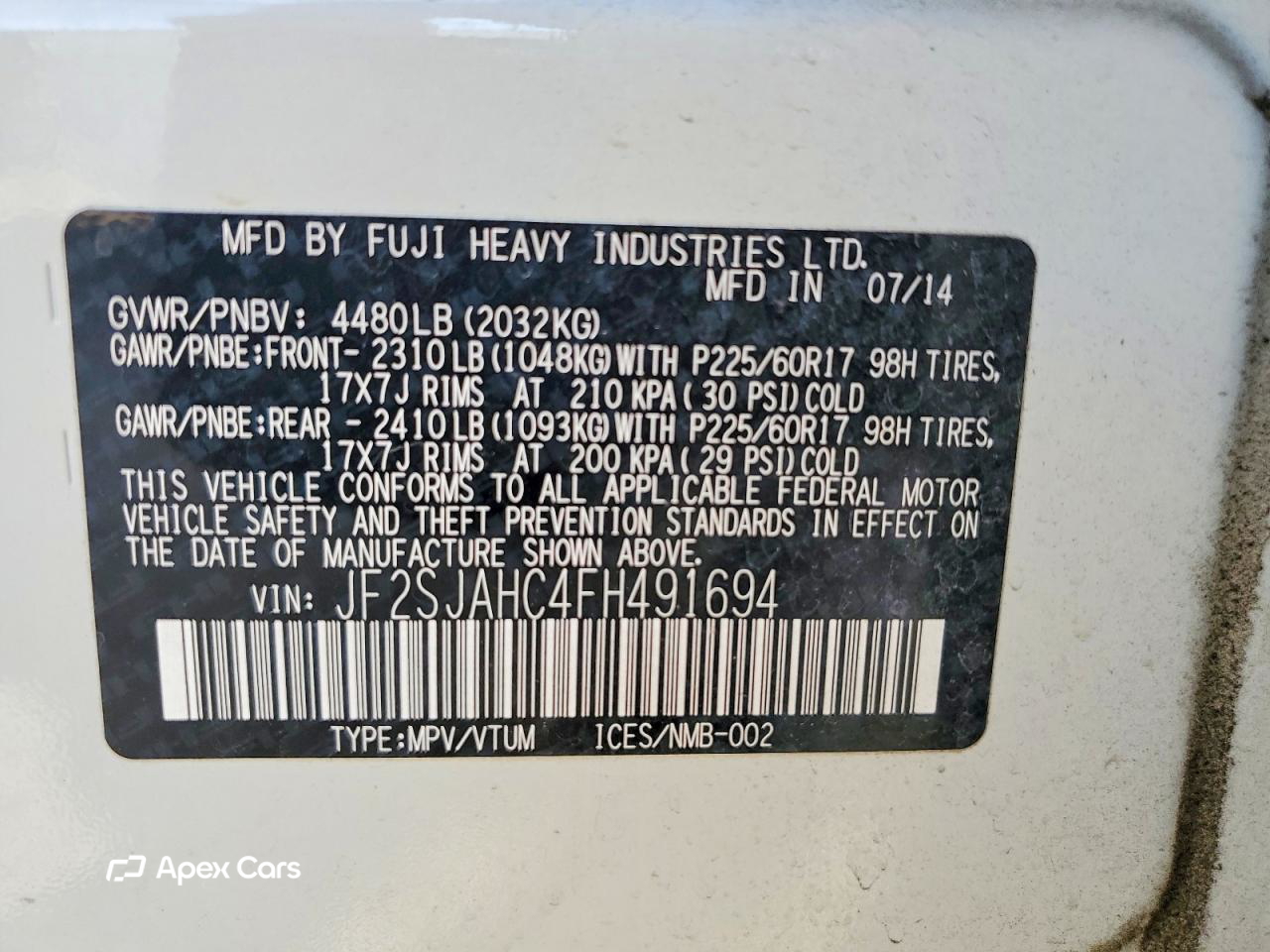 Subaru Forester 2015