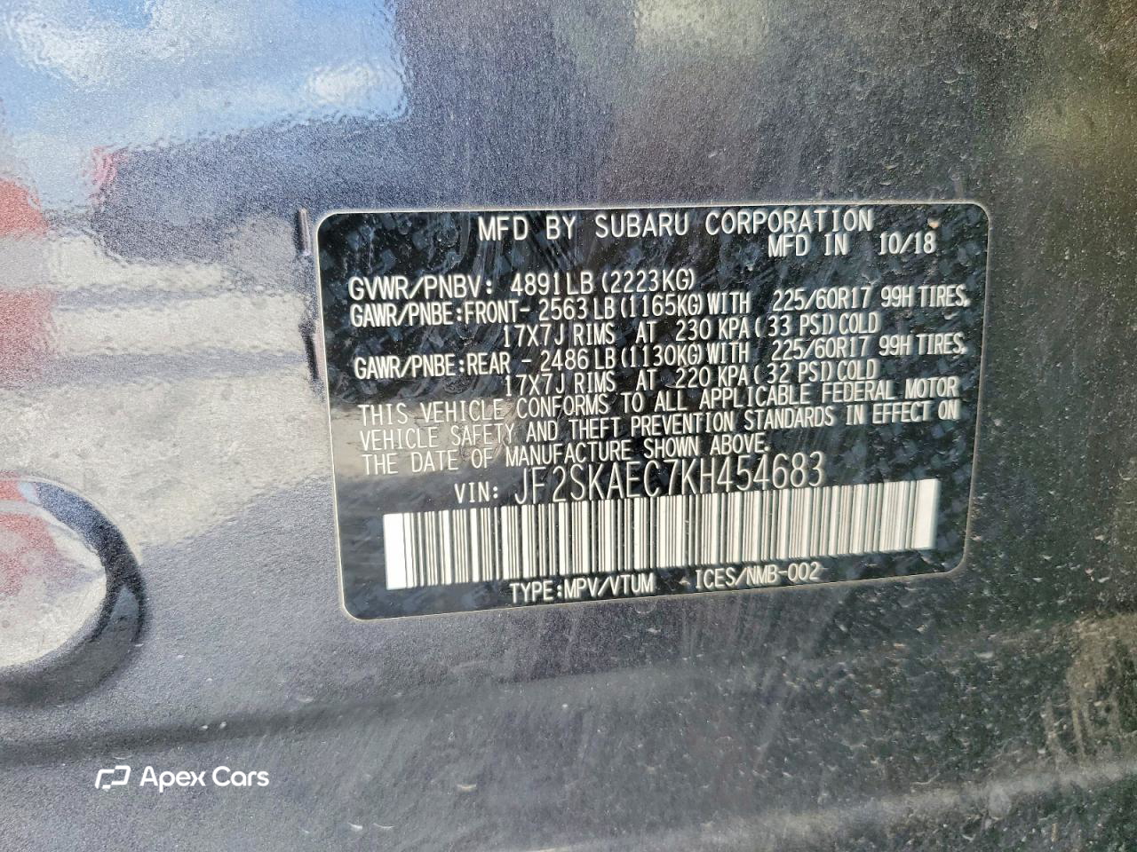 Subaru Forester 2019