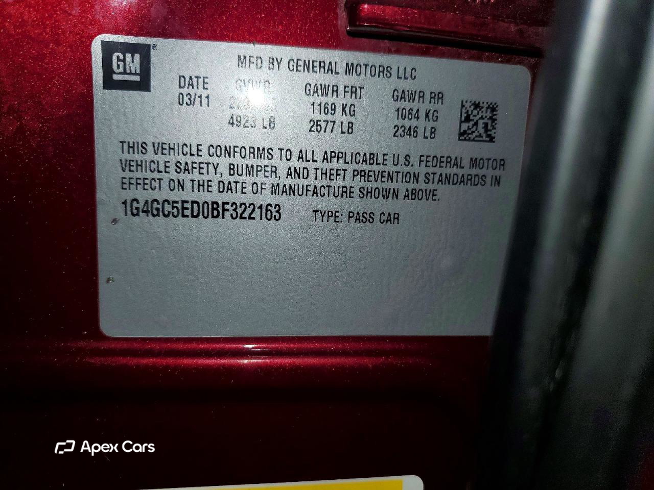 Buick LaCrosse 2011