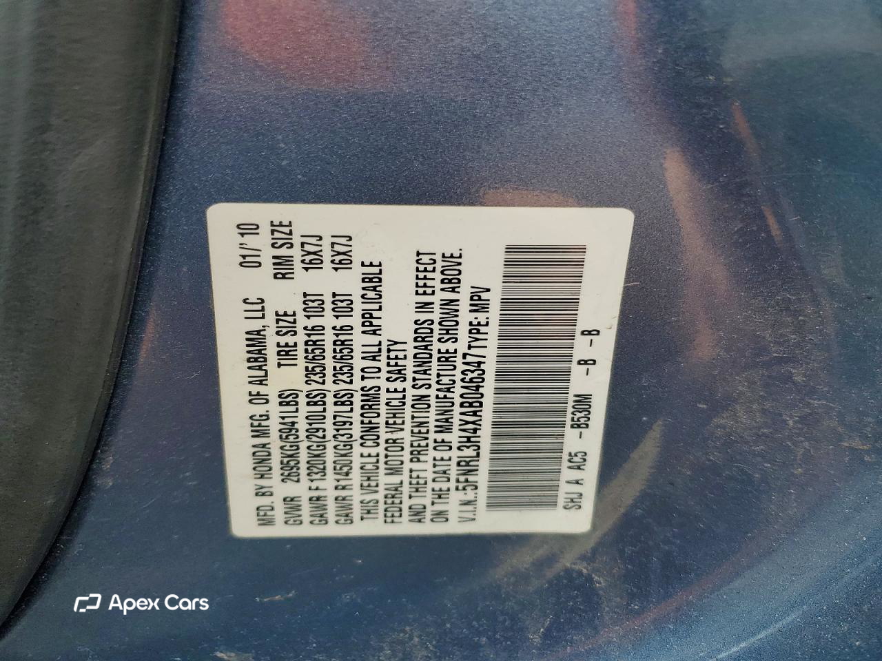 Honda Odyssey 2010