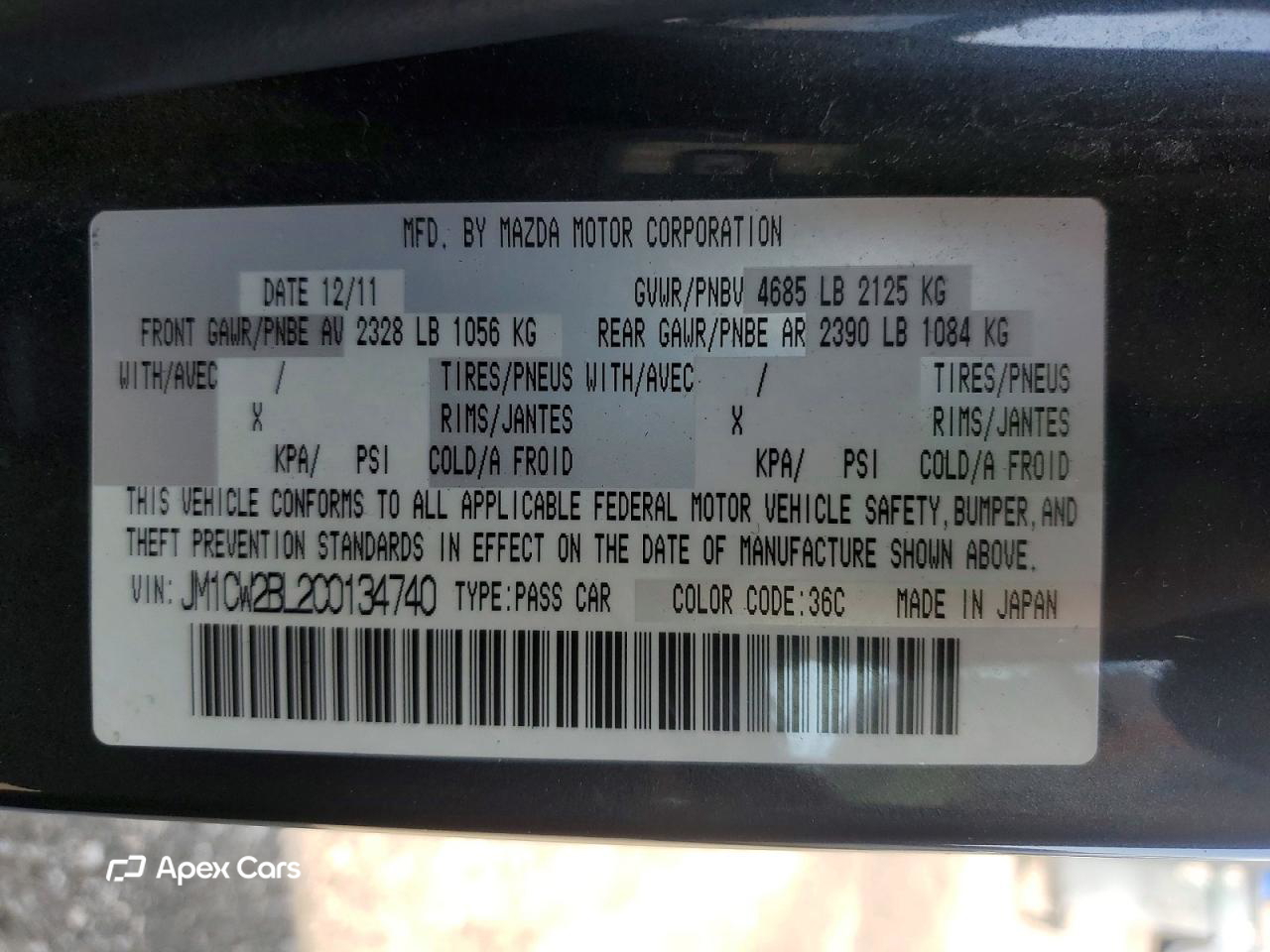 Mazda 5 2012