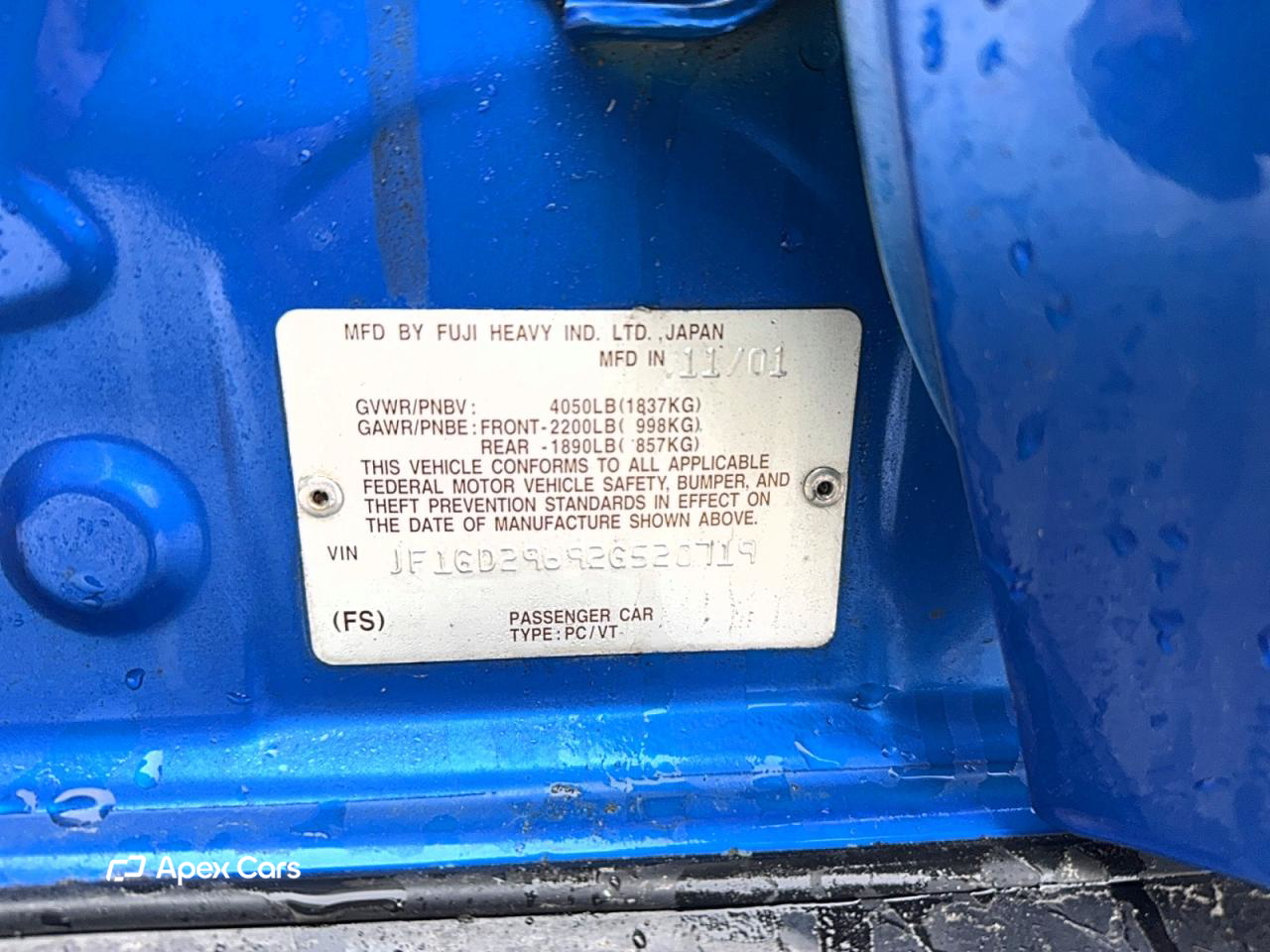 Subaru WRX 2002
