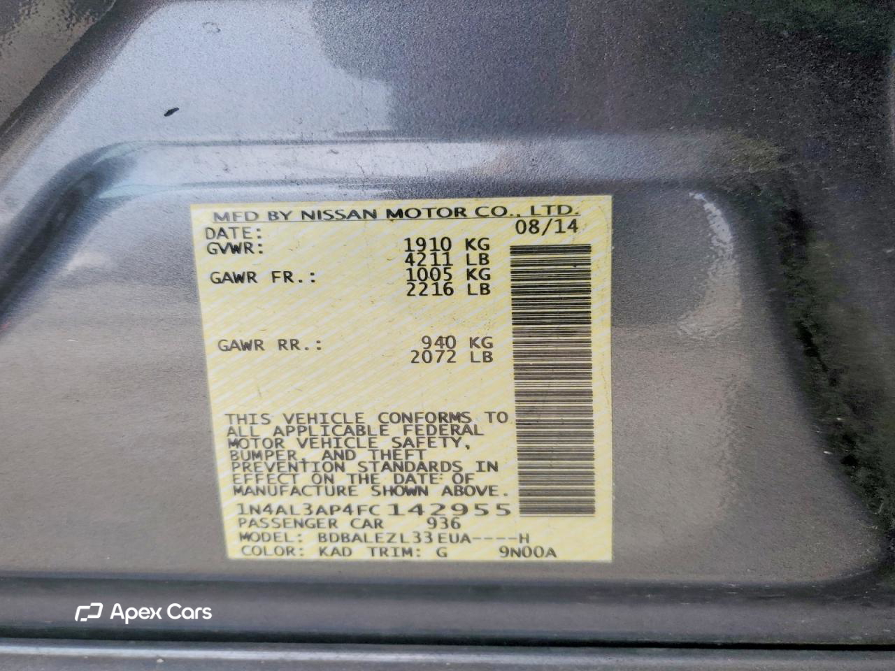 Nissan Altima 2015