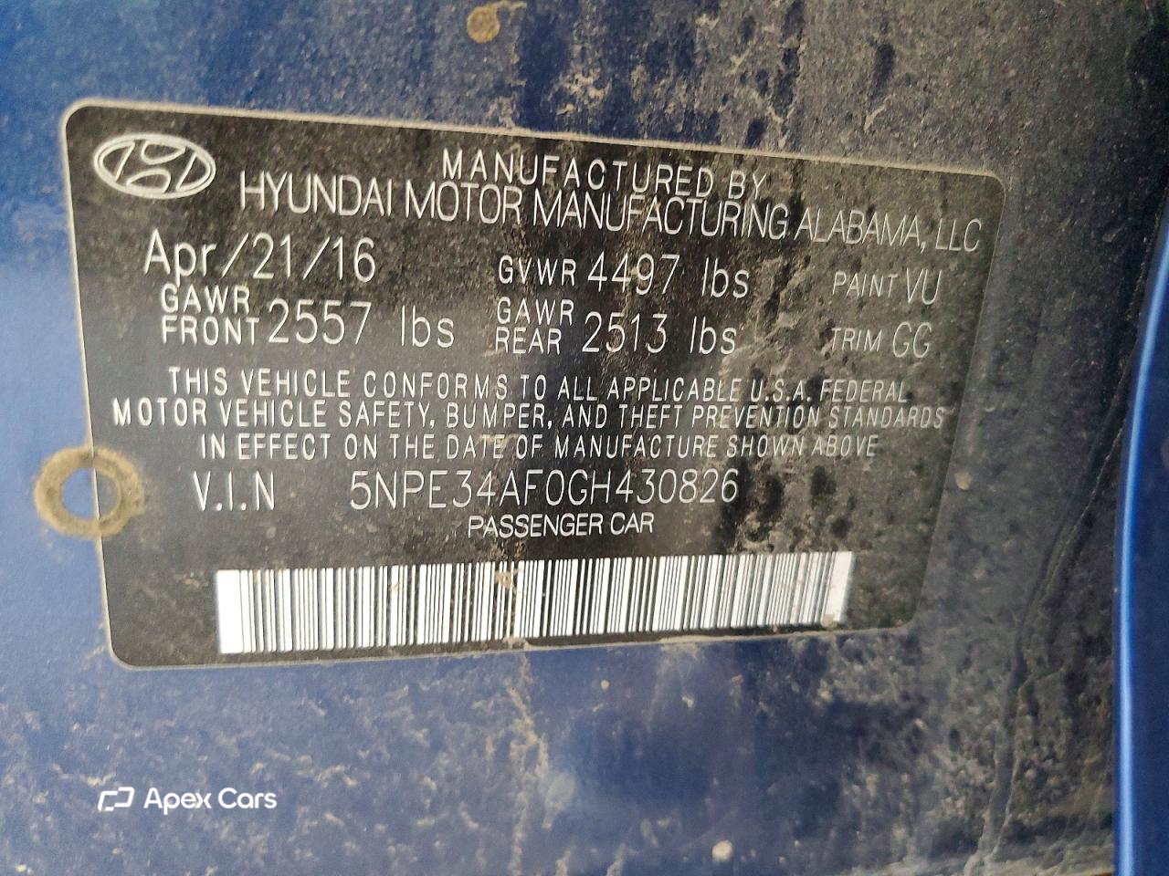 Hyundai Sonata 2016