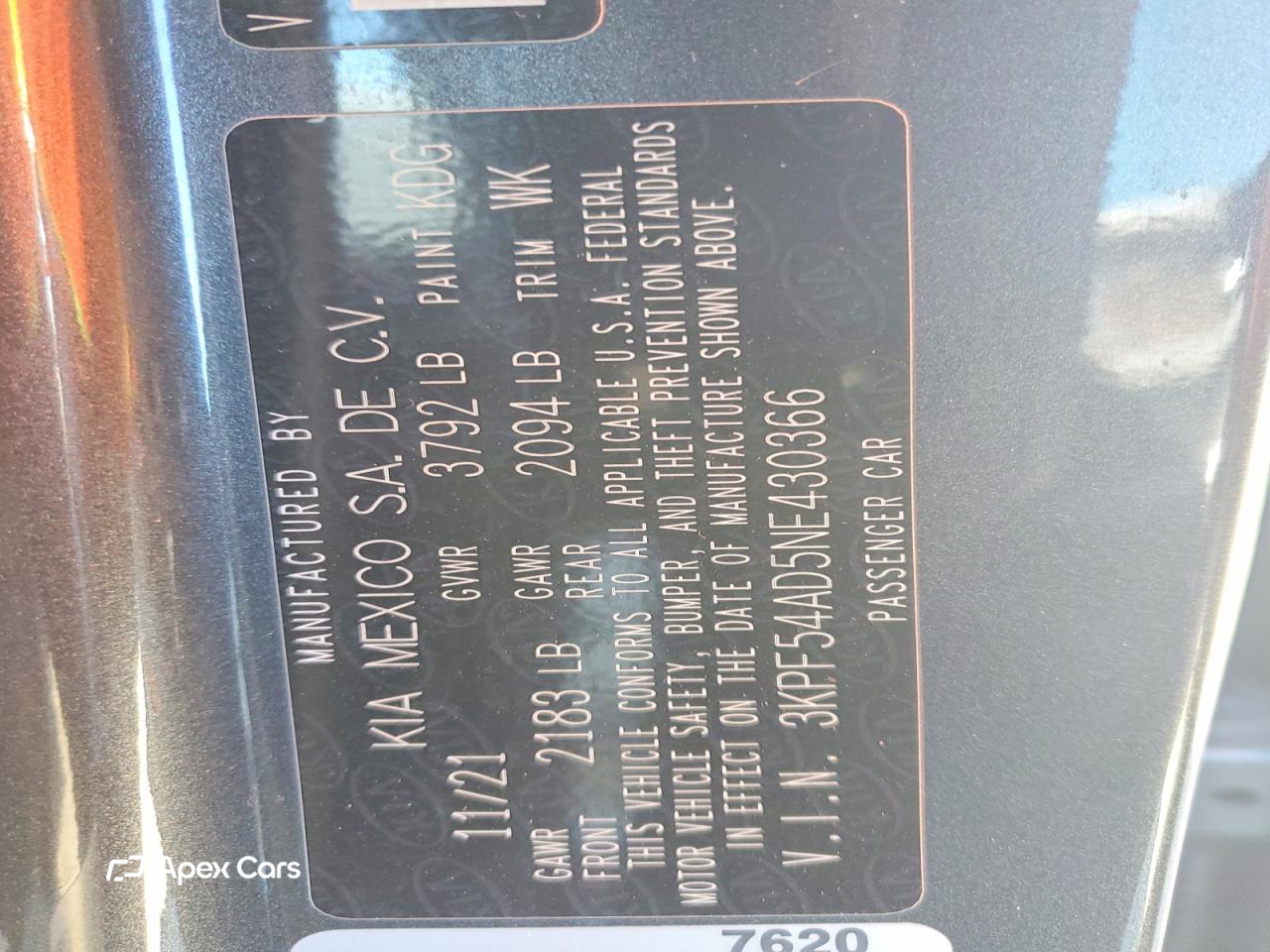 Kia Forte 2022